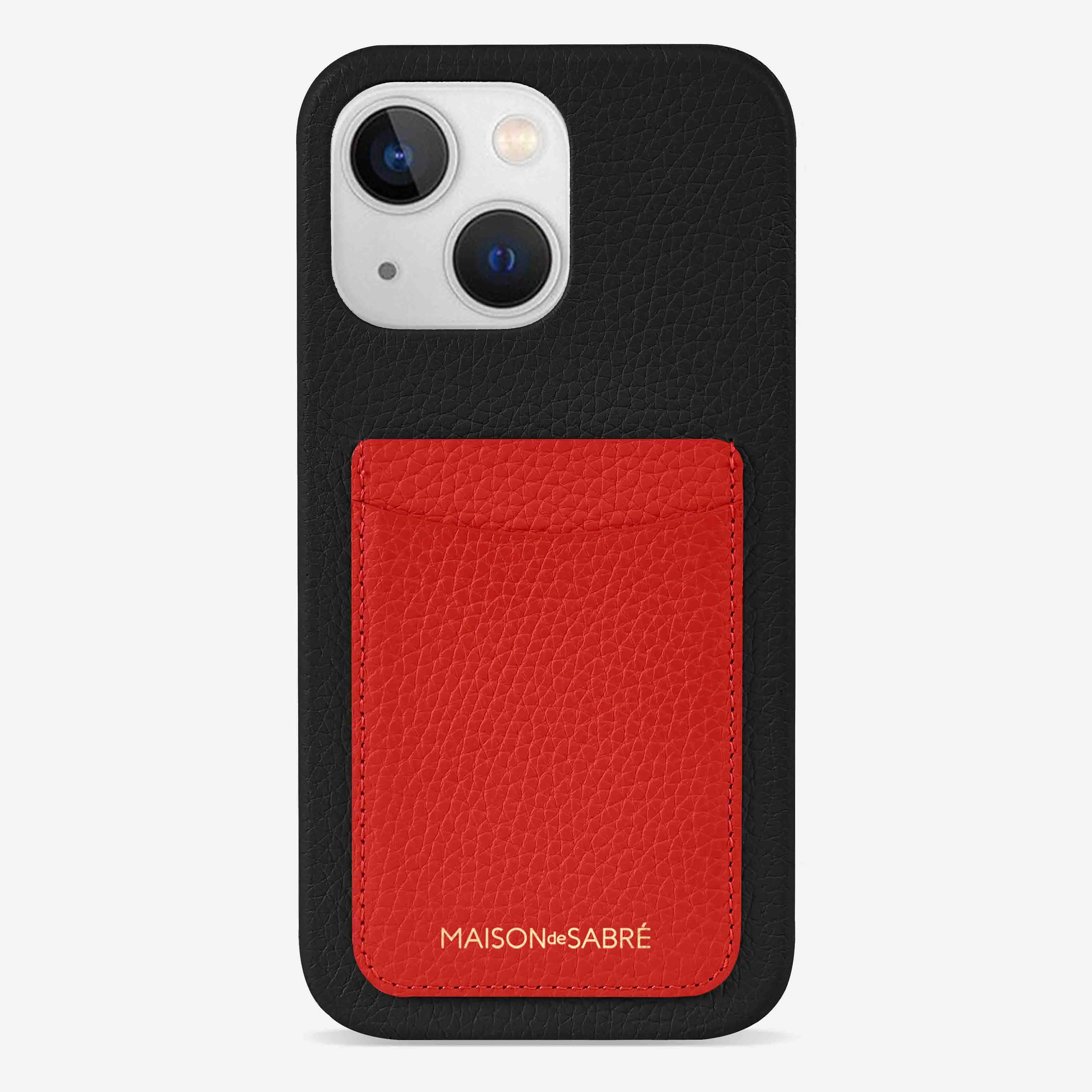 The Card Phone Case iPhone 13 - Pomegranate Caviar