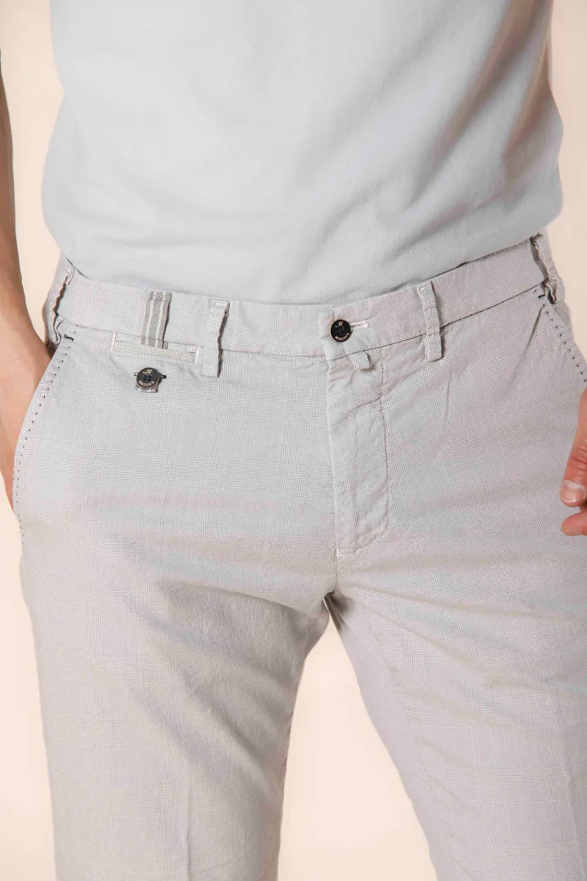 Torino Prestige men's chino pants in cotton and tencel wales pattern slim