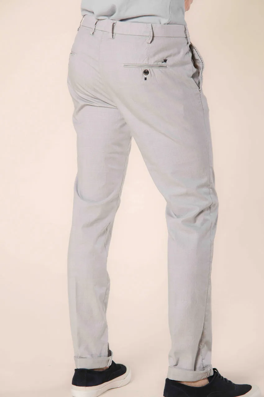Torino Prestige men's chino pants in cotton and tencel wales pattern slim