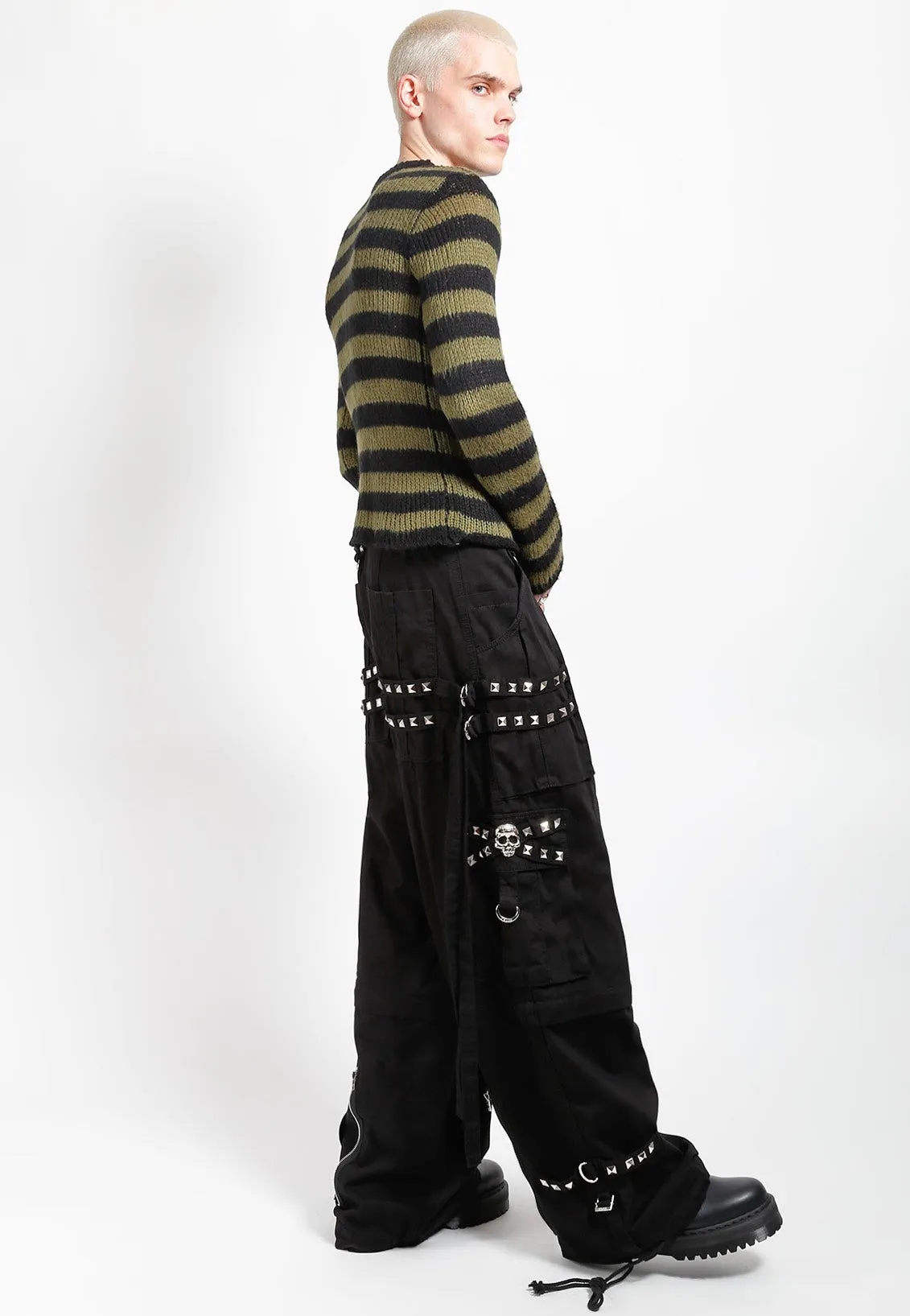 Tripp NYC - Stud Zip Off Cargo Black - Pants