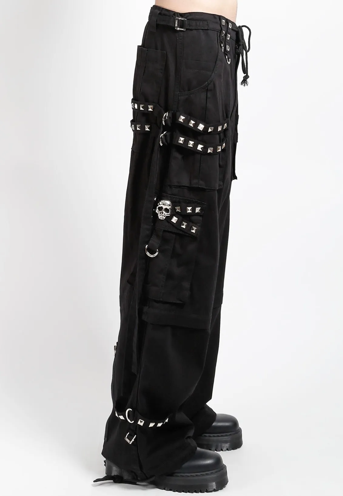 Tripp NYC - Stud Zip Off Cargo Black - Pants