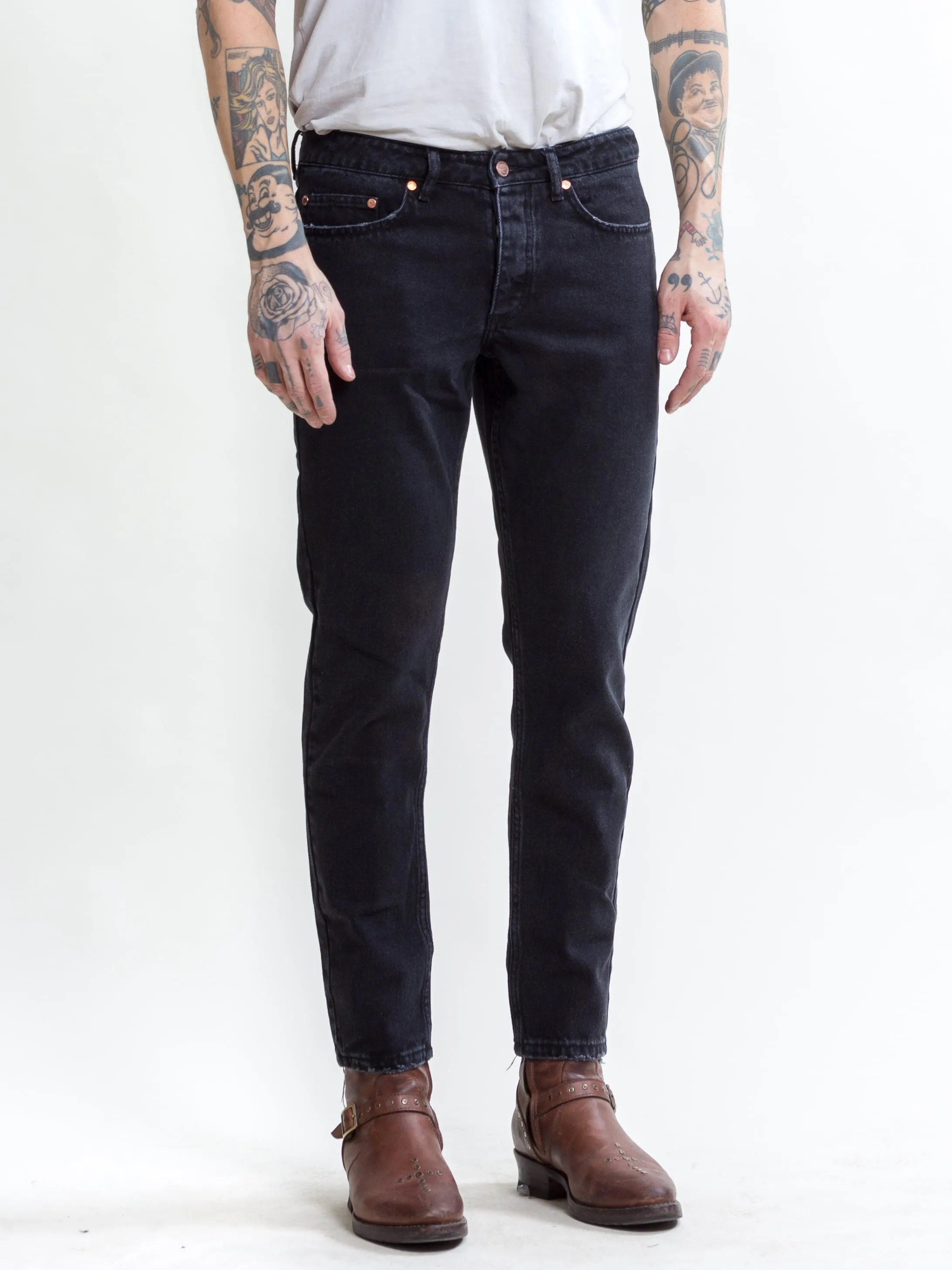 Uncle Bright, Clint, Washed Black/Grey