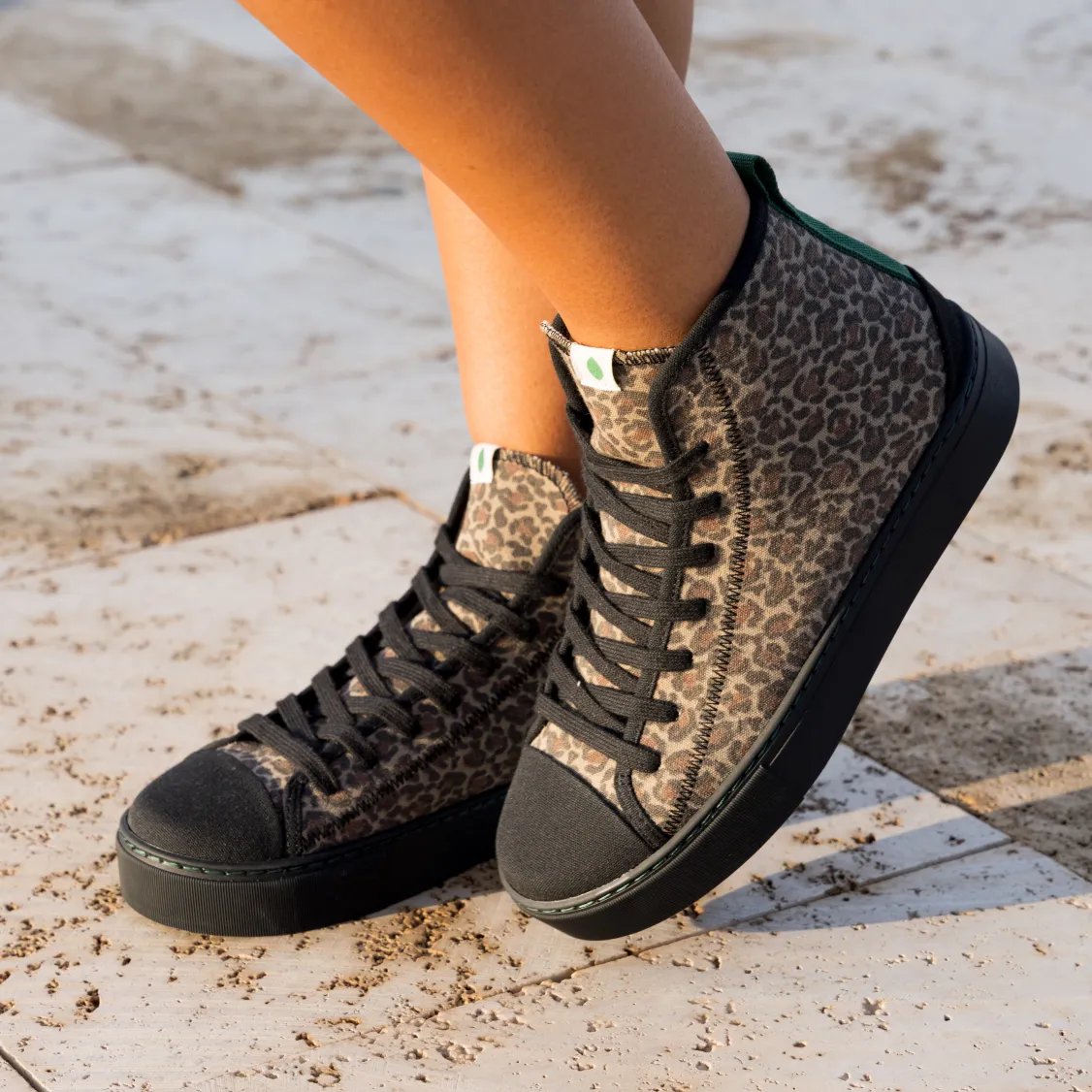 vegan bootie leopard PHO009